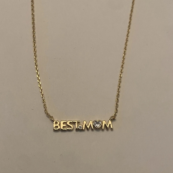 🏷NWT Kate ♠️ "BEST❤️MOM" Necklace - Picture 7 of 9
